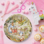 Peter the Rabbit in the Bossen Papieren Bordje (Feest)