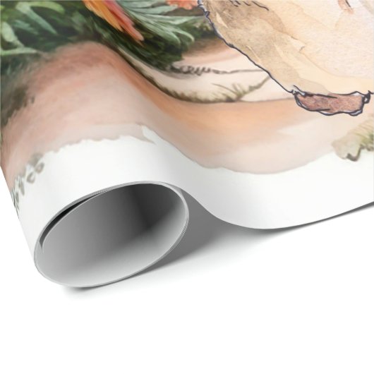 Peter the Rabbit in zijn tuin Cadeaupapier (Rol Hoek)