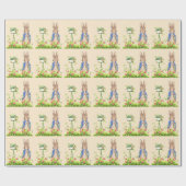 Peter the Rabbit in zijn tuin Cadeaupapier (Vlak)