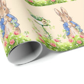 Peter the Rabbit in zijn tuin Cadeaupapier (Rol Hoek)