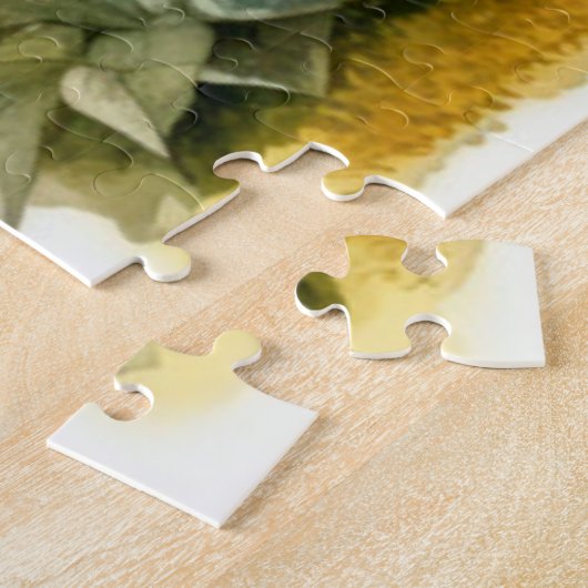 Peter the Rabbit in zijn tuin Legpuzzel (Zijkant)