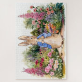 Peter the Rabbit in zijn tuin Legpuzzel (Verticaal)