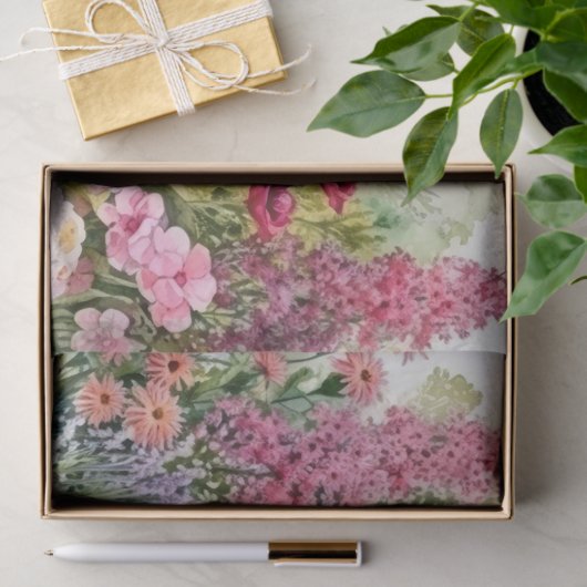 Peter the Rabbit in zijn tuin Tissuepapier (Geschenk)