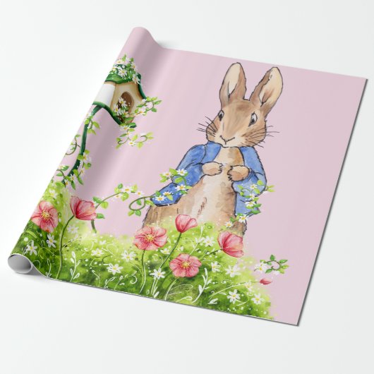 Peter the Rabbit in Zijne Garden Cadeaupapier (Uitgerold)
