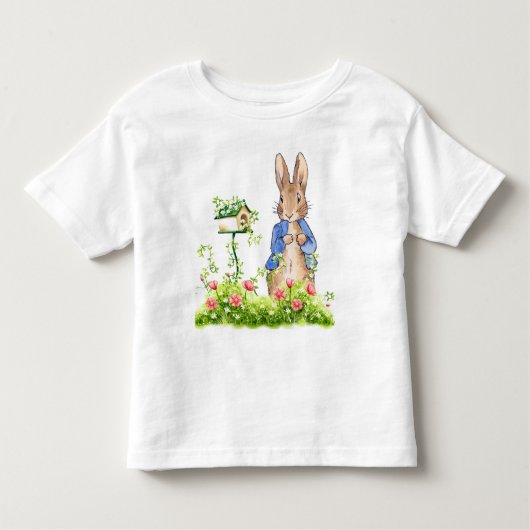 Peter the Rabbit in Zijne Garden Kinder Shirts (Voorkant)