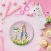 Peter the Rabbit in Zijne Garden Papieren Bordje (Feest)