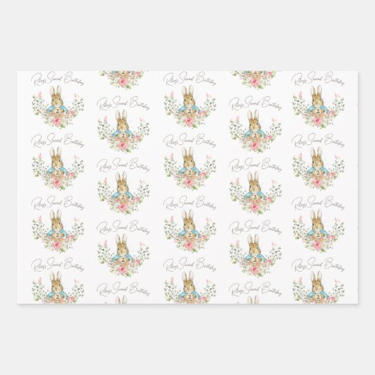 Peter the Rabbit Inpakpapier Vel (Voorkant)