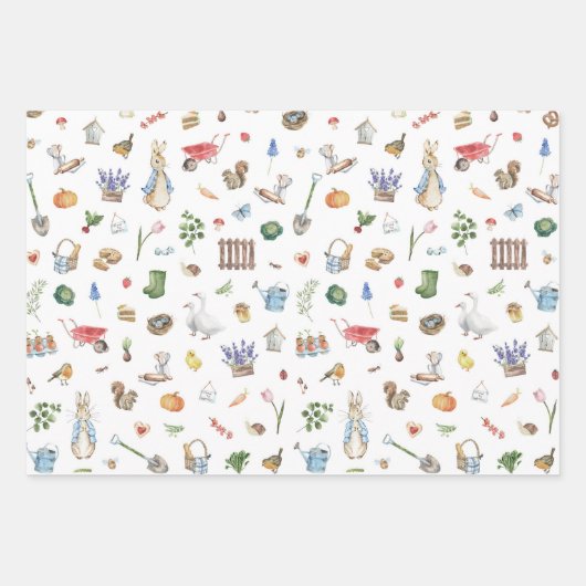 Peter the Rabbit Inpakpapier Vel (Voorkant 3)