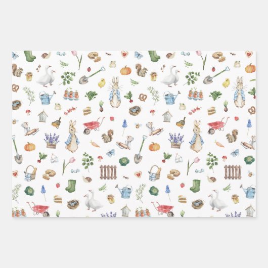 Peter the Rabbit Inpakpapier Vel (Voorkant 2)