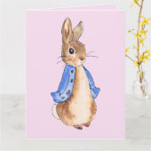Peter the Rabbit Kaart (Gele Bloem)