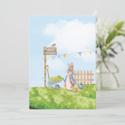 Peter the Rabbit Kaart (Staand voorkant)