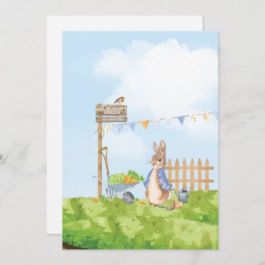 Peter the Rabbit Kaart (Voorkant / Achterkant)
