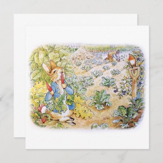 Peter the Rabbit Kaart (Voorkant / Achterkant)