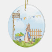 Peter the Rabbit Keramisch Ornament (Links)