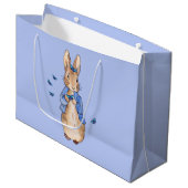 Peter the Rabbit met Blue Butterflies Groot Cadeauzakje (Voorkant Gekanteld)