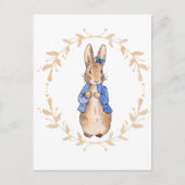 Peter the Rabbit met een blauwe vlinder Briefkaart (Voorkant)