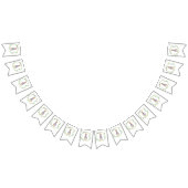 Peter the Rabbit met Green leaf Wreath Vlaggetjes (Alle)