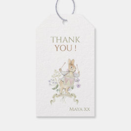 Peter the Rabbit Monogram Crest Gender Baby shower Cadeaulabel