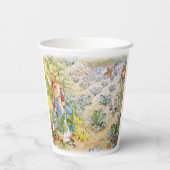 Peter the Rabbit Papieren Bekers (Achterkant)