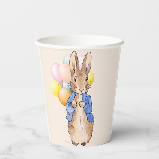 Peter the Rabbit Papieren Bekers (Achterkant)
