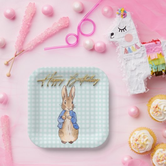 Peter the Rabbit Papieren Bordje (Feest)