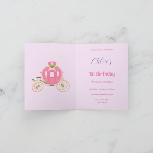 Peter the Rabbit Pink jack jack 1st Birthday (Binnen)