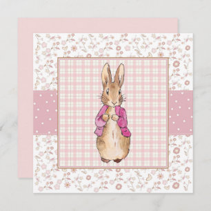 Peter the Rabbit Pink jack jack jack jack jack jac Bedankkaart