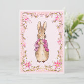 Peter the Rabbit Pink jack jack jack jack jack jac Kaart (Staand voorkant)