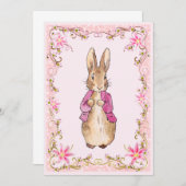 Peter the Rabbit Pink jack jack jack jack jack jac Kaart (Voorkant / Achterkant)