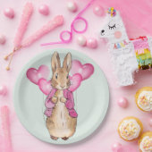 Peter the Rabbit Pink jack jack jack jack jack jac Papieren Bordje (Feest)