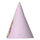 Peter the Rabbit Pink Jacket First Birthday Feesthoedjes (Rechts)