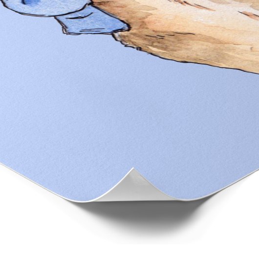 Peter the Rabbit Poster (Hoek)