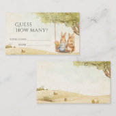 Peter the Rabbit  raad eens hoeveel Informatiekaartje (Voorkant / Achterkant)