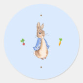 Peter the Rabbit Ronde Sticker (Voorkant)