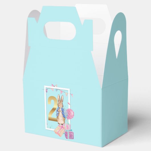 Peter the Rabbit Second Birthday Bedankdoosjes (Geopend)