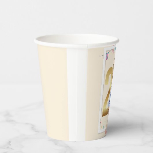 Peter the Rabbit Second Birthday Papieren Bekers (Rechts)