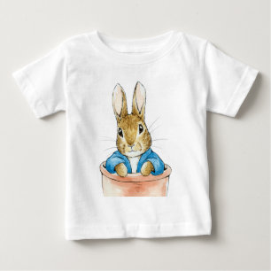 Peter the Rabbit Sitting in a Pot