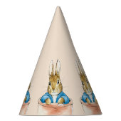 Peter the Rabbit Sitting in a Pot Feesthoedjes (Rechts)