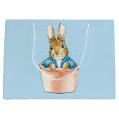Peter the Rabbit Sitting in a Pot Groot Cadeauzakje (Voorkant)