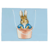Peter the Rabbit Sitting in a Pot Groot Cadeauzakje (Achterkant)