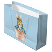 Peter the Rabbit Sitting in a Pot Groot Cadeauzakje (Voorkant Gekanteld)