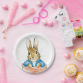 Peter the Rabbit Sitting in a Pot Papieren Bordje (Feest)