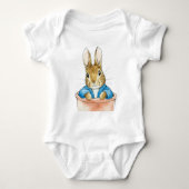 Peter the Rabbit Sitting in a Pot Romper (Voorkant)