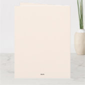 Peter the Rabbit Sitting in Plant Pot Kaart (Achterkant)