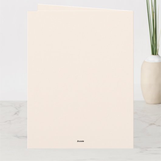 Peter the Rabbit Sitting in Plant Pot Kaart (Achterkant)