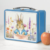 Peter the Rabbit Sitting in Pot Plant    (In situ)