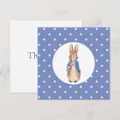 Peter the rabbit Thank you Bedankkaart (Voorkant / Achterkant)