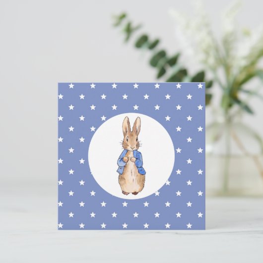 Peter the rabbit Thank you Bedankkaart (Staand voorkant)