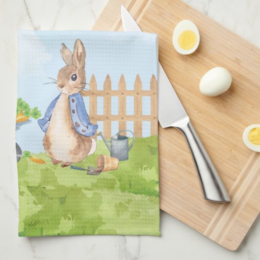 Peter the Rabbit Theedoek (Quarter Fold)