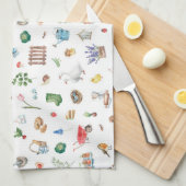 Peter the Rabbit Theedoek (Quarter Fold)